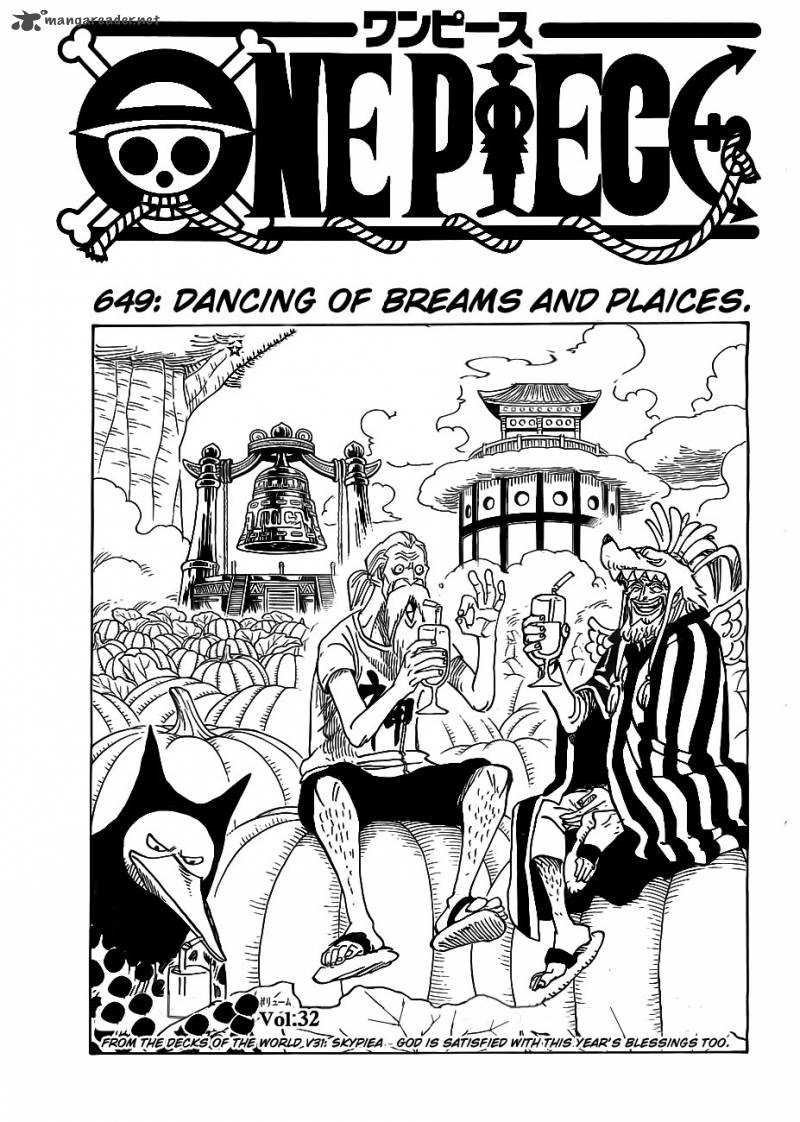 One Piece manga, chapter 649, page 2 of 22