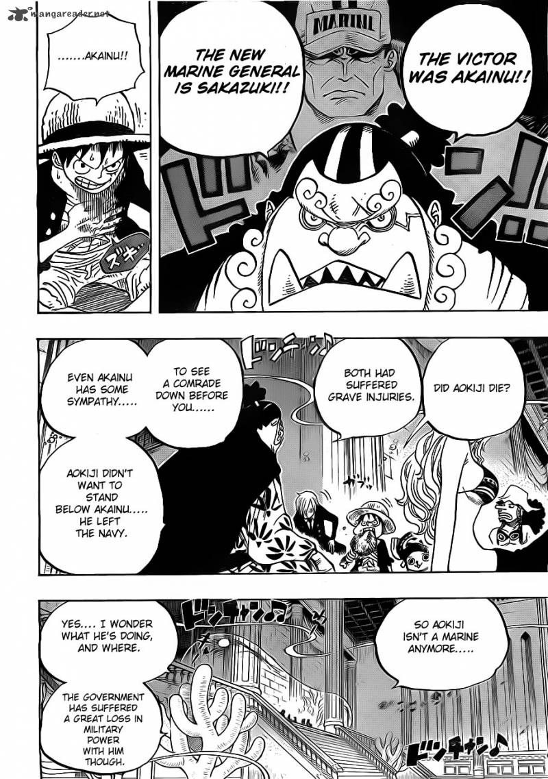 One Piece manga, chapter 650, page 7 of 21