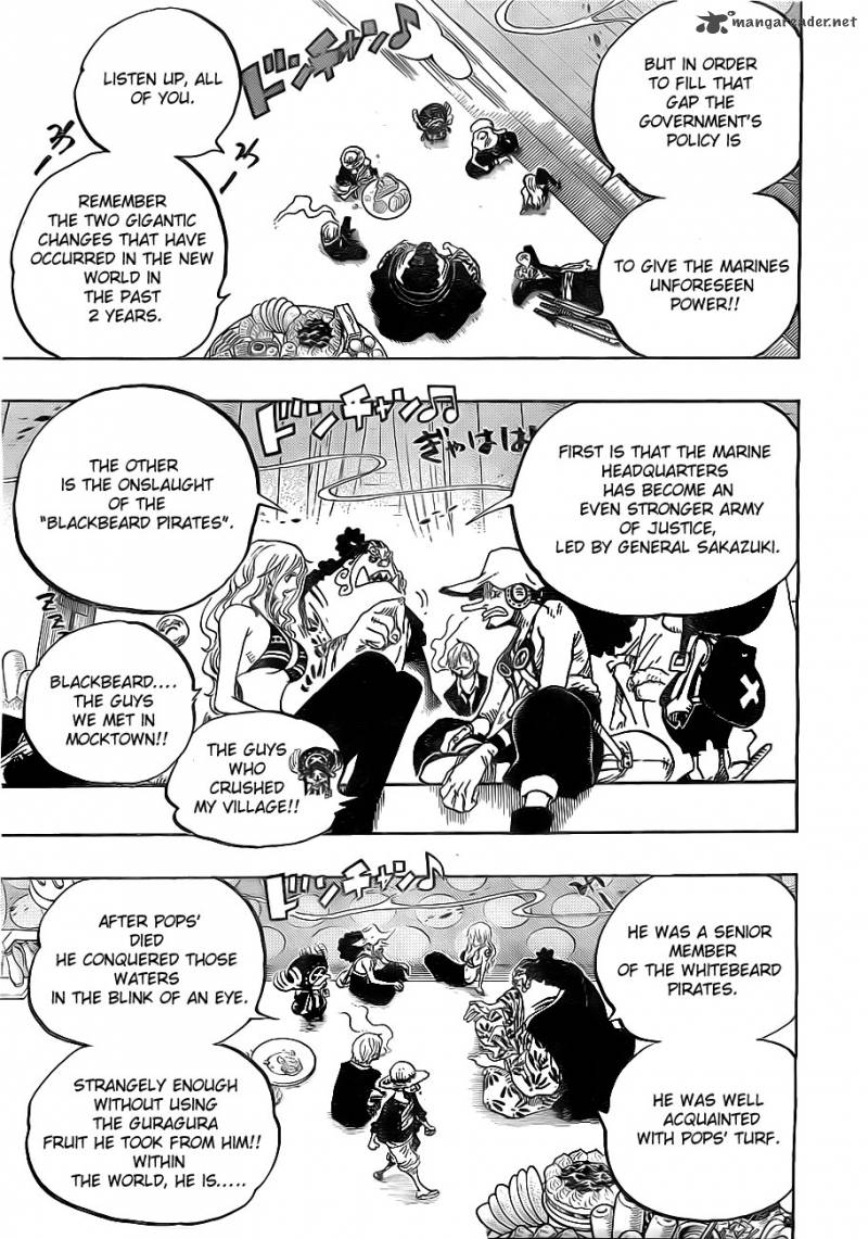 One Piece manga, chapter 650, page 8 of 21