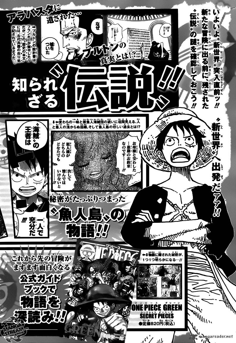 One Piece Chapter 651 page 20 - Chapter 651: A Voice From the New World