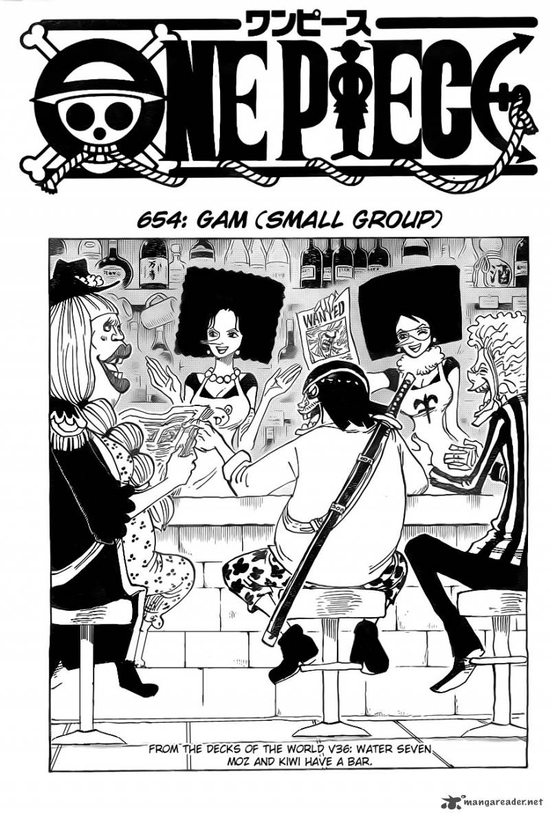 One Piece Chapter 654 page 1 - Chapter 654: Gam
