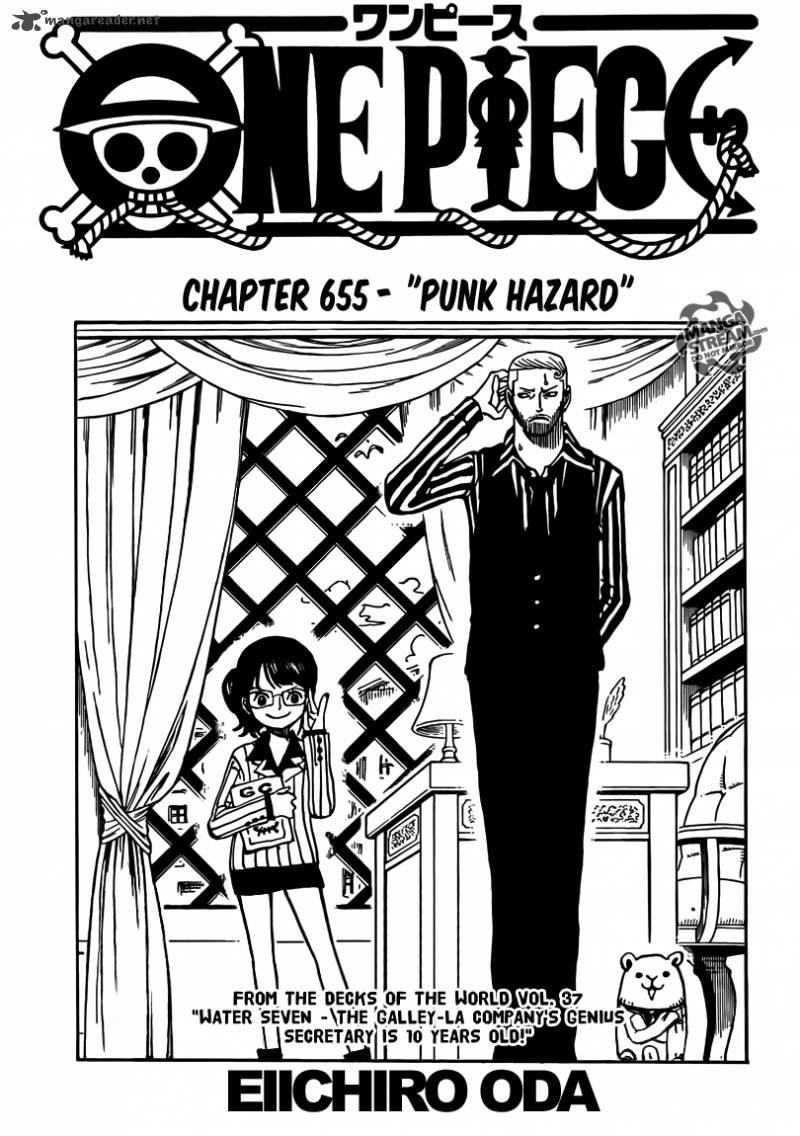 One Piece Chapter 655 page 1 - Chapter 655: Punk Hazard