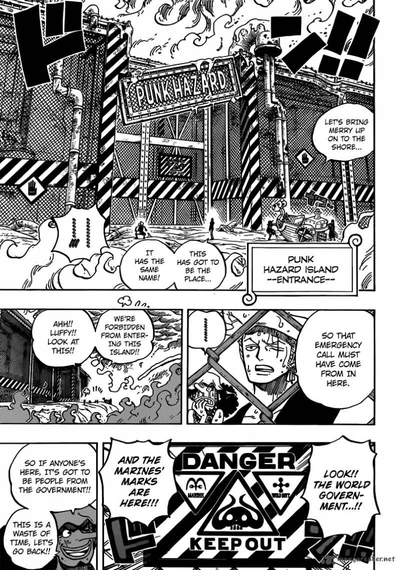 One Piece Chapter 655 page 13 - Chapter 655: Punk Hazard