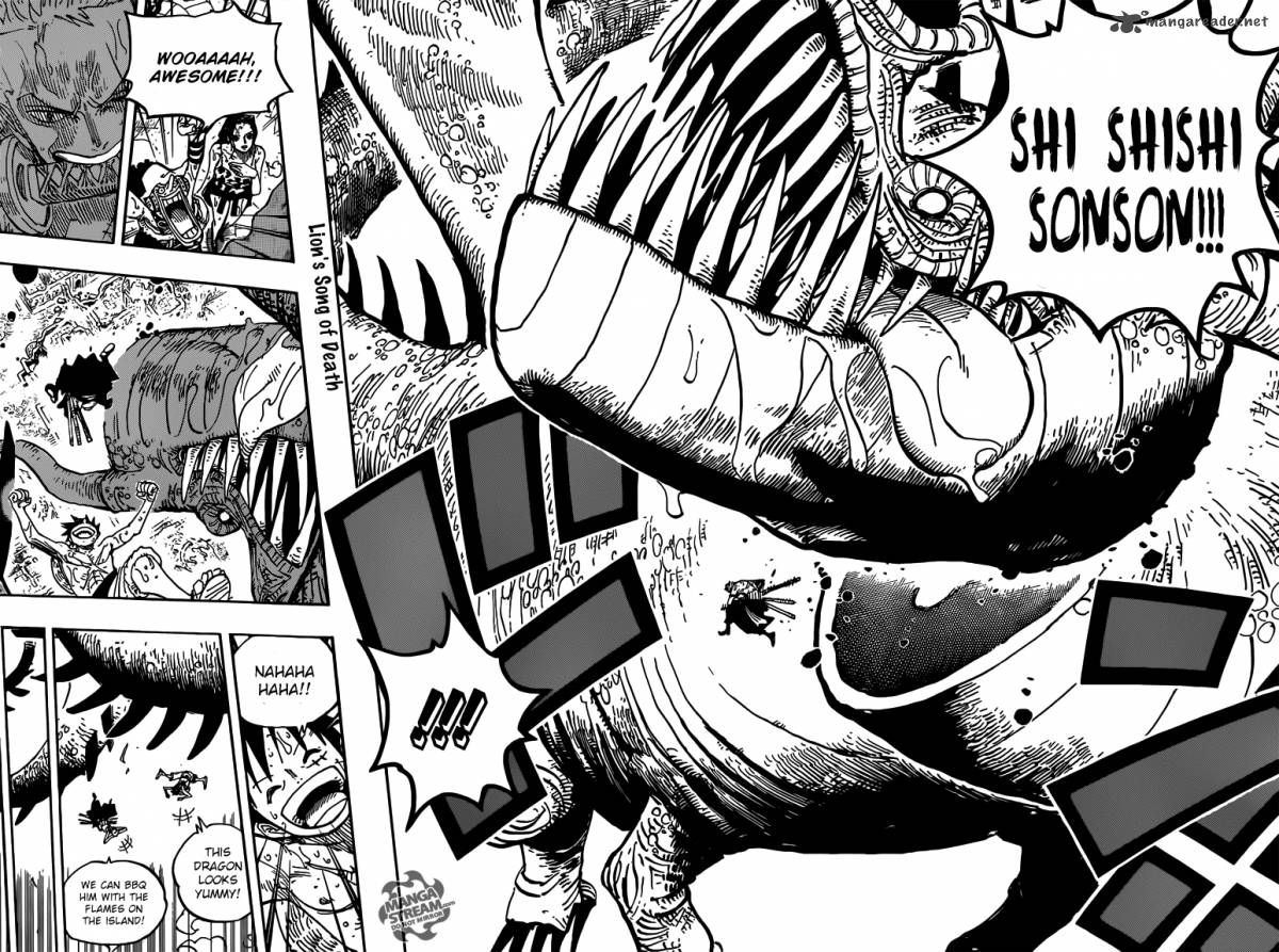 One Piece Chapter 656 page 14 - Chapter 656: Adventure on the Burning Island