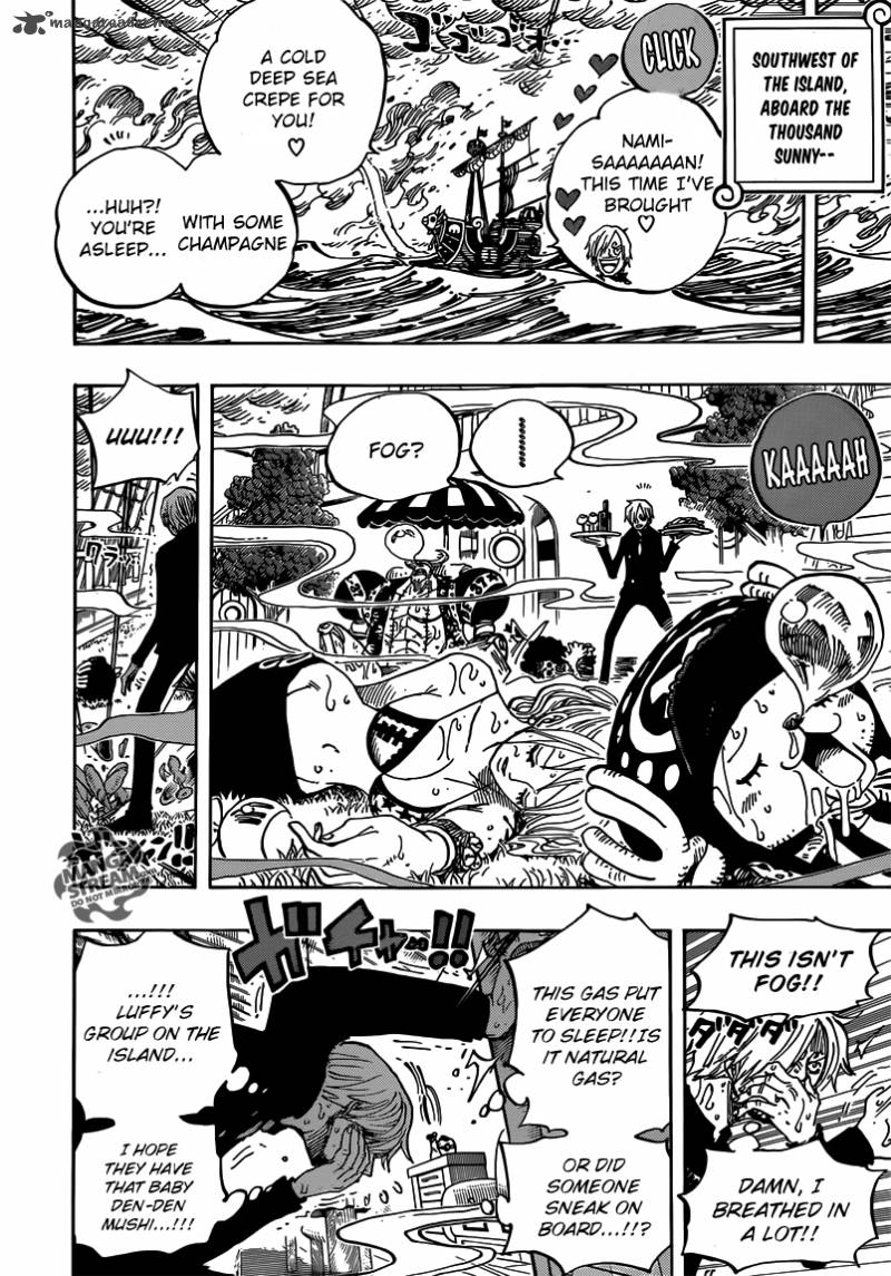 One Piece Chapter 656 page 15 - Chapter 656: Adventure on the Burning Island