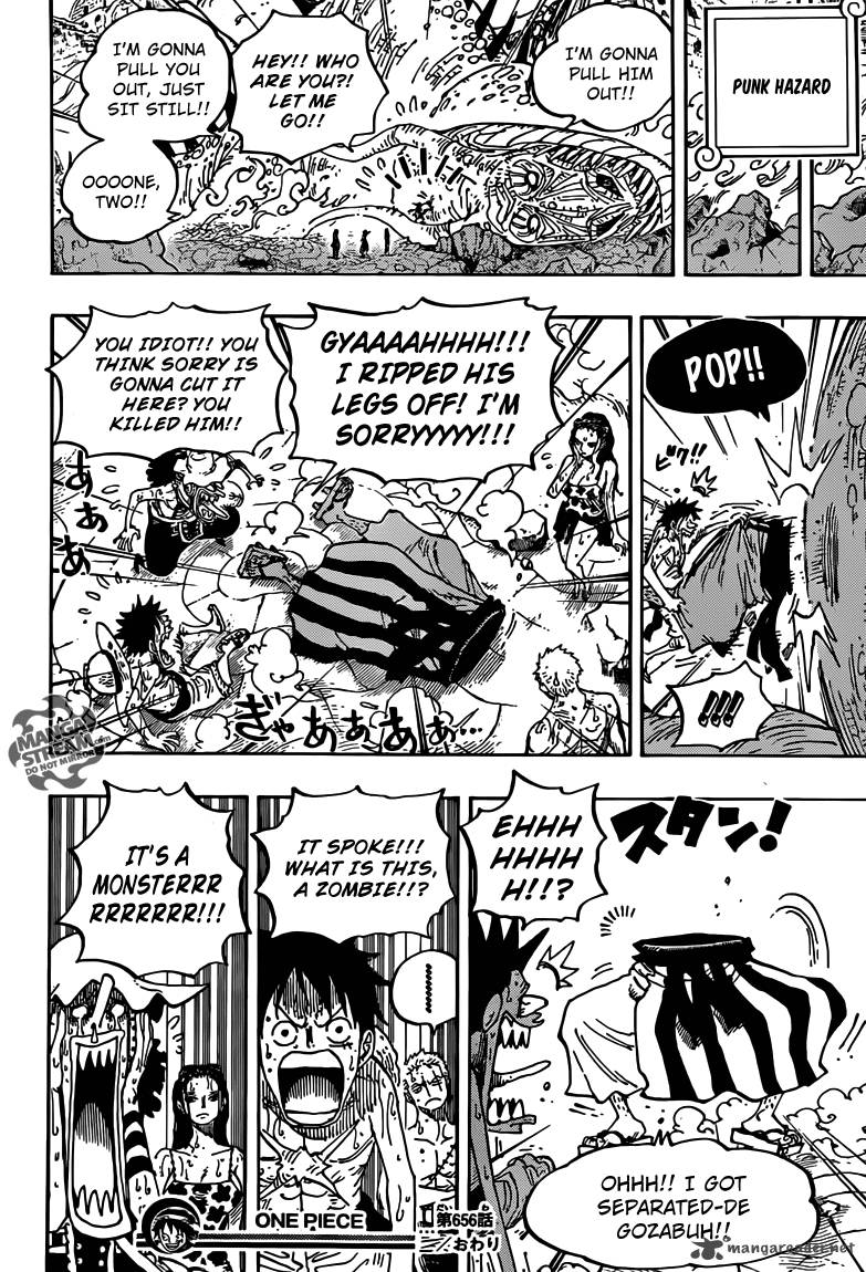 One Piece Chapter 656 page 17 - Chapter 656: Adventure on the Burning Island