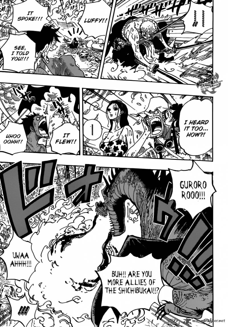 One Piece Chapter 656 page 9 - Chapter 656: Adventure on the Burning Island