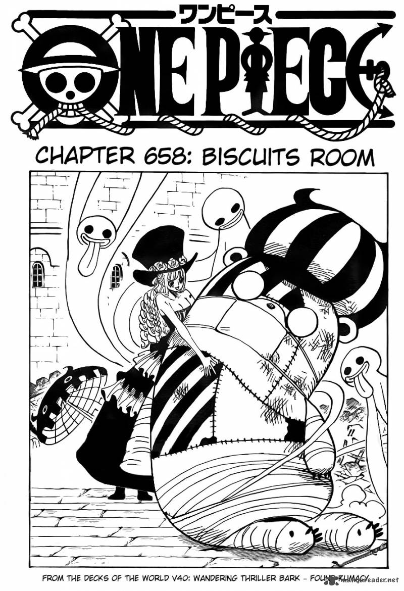 One Piece Chapter 658 page 1 - Chapter 658: Biscuits Room
