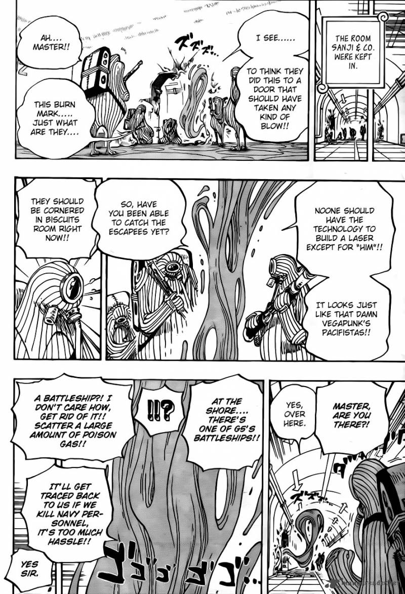 One Piece Chapter 658 page 12 - Chapter 658: Biscuits Room