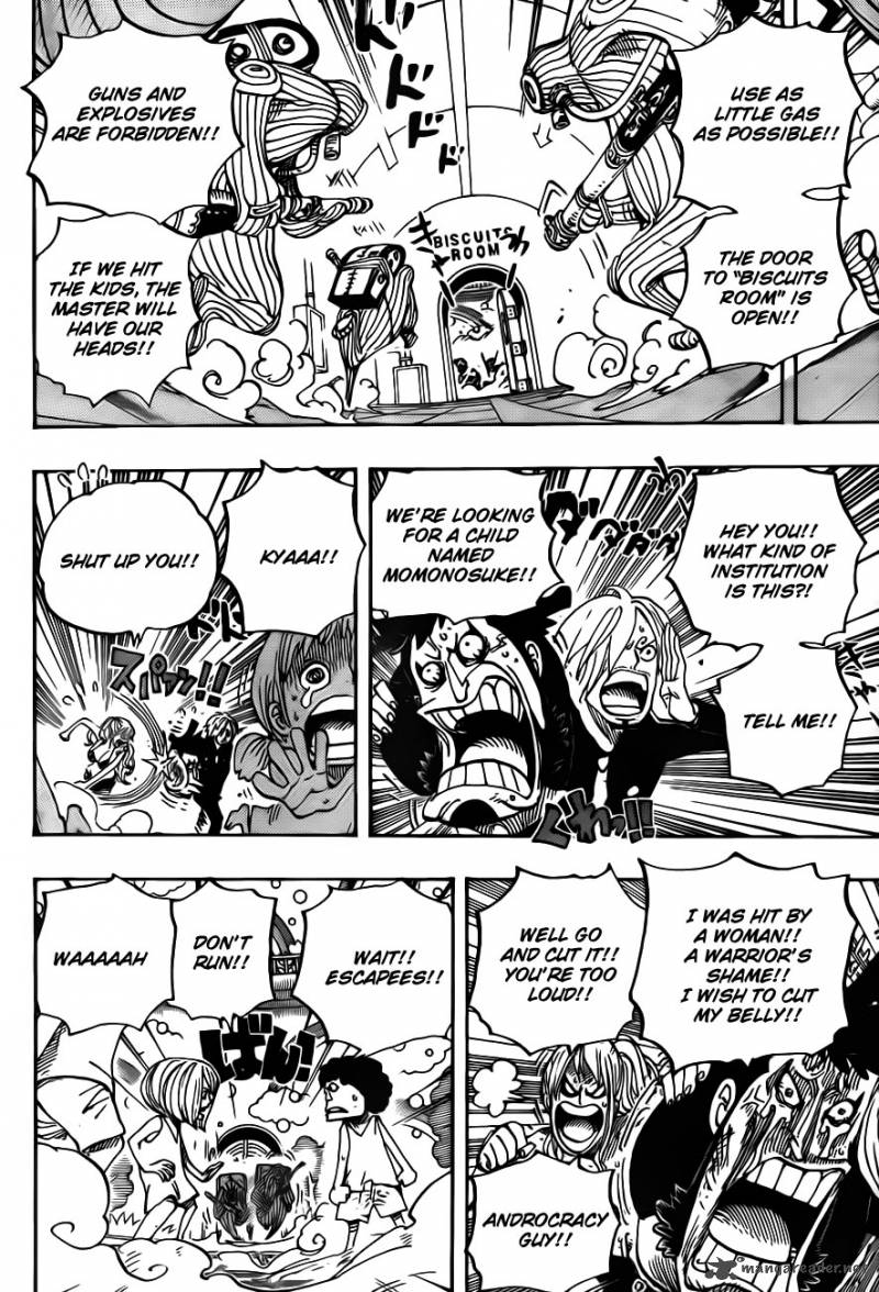 One Piece Chapter 658 page 4 - Chapter 658: Biscuits Room