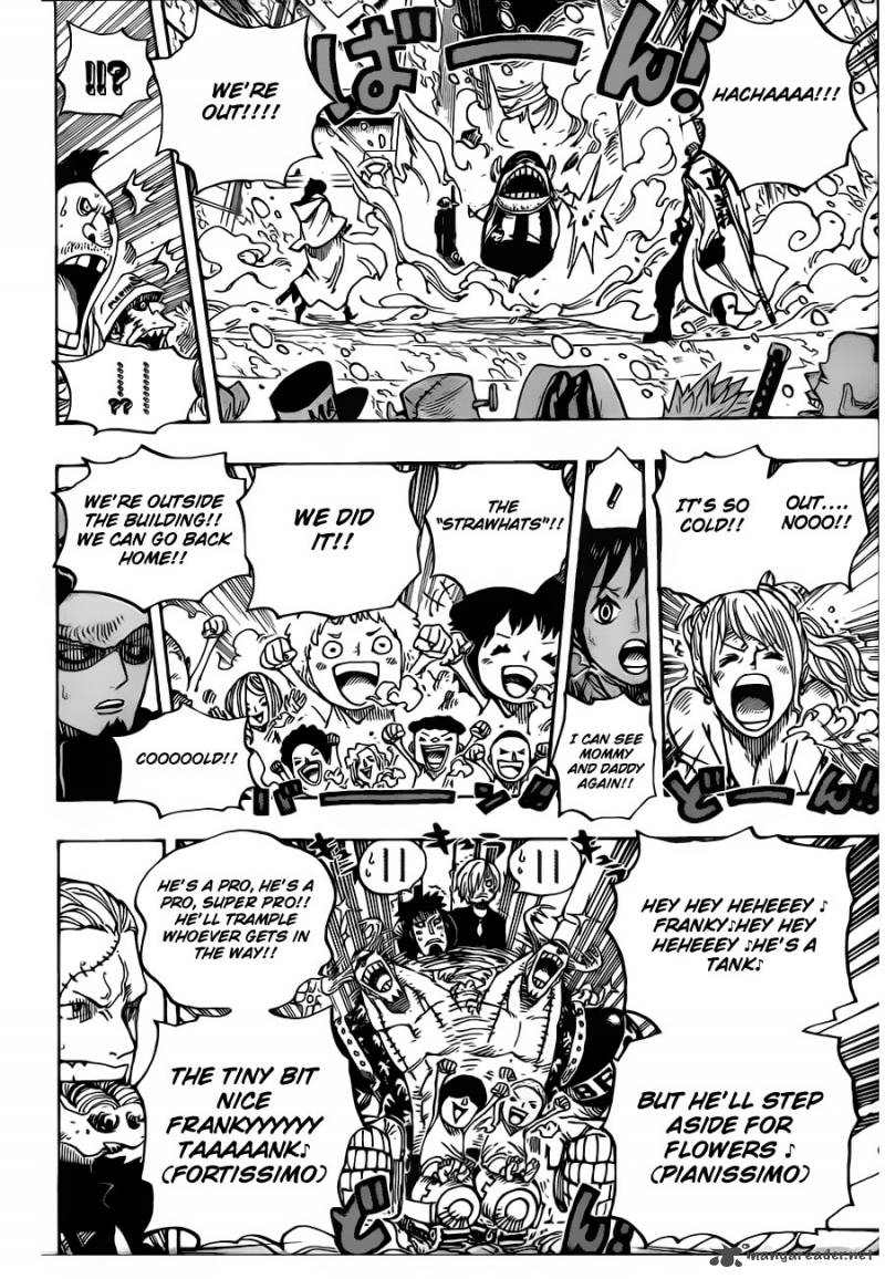 One Piece manga, chapter 660, page 14 of 21