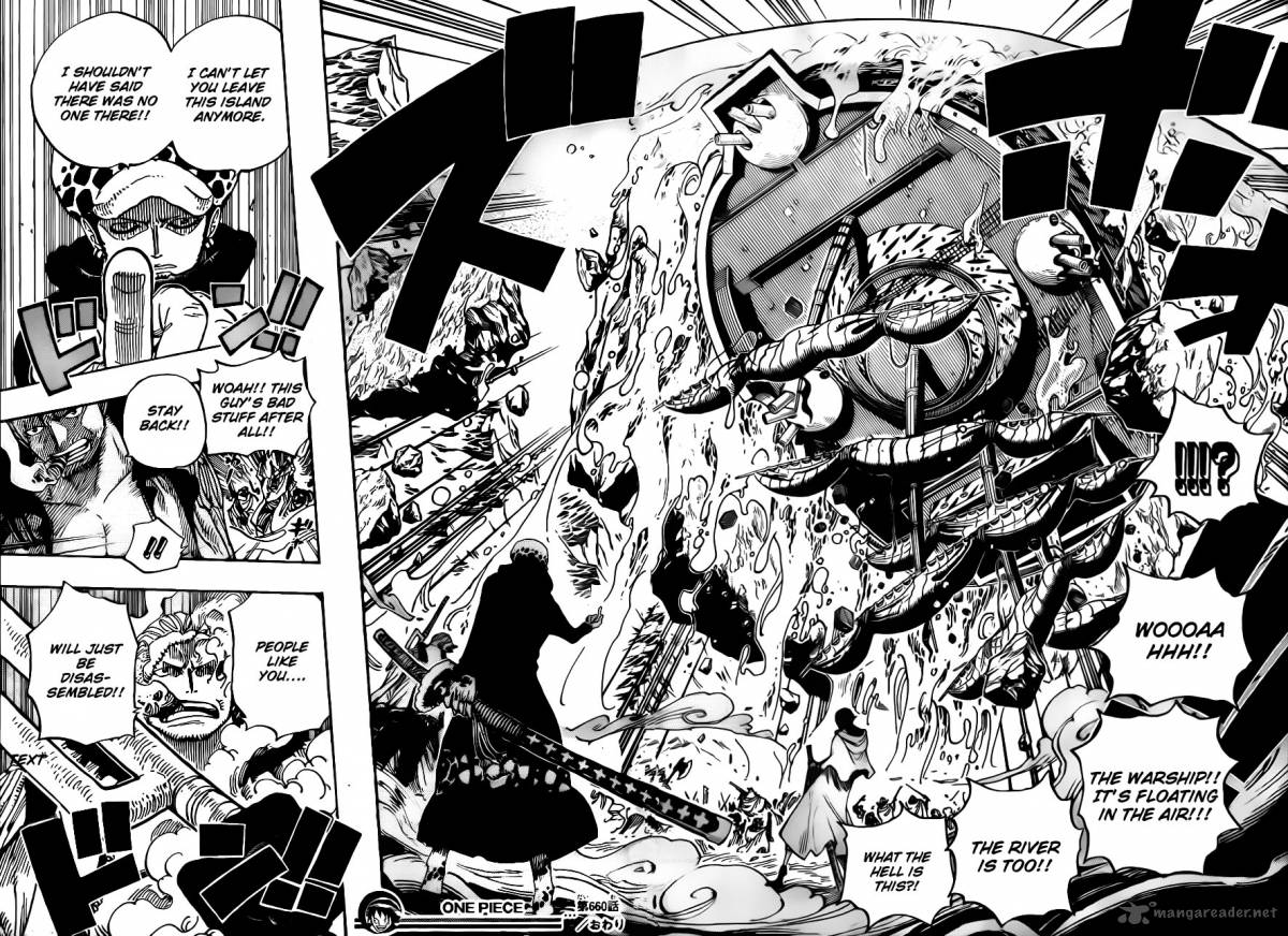 One Piece manga, chapter 660, page 18 of 21