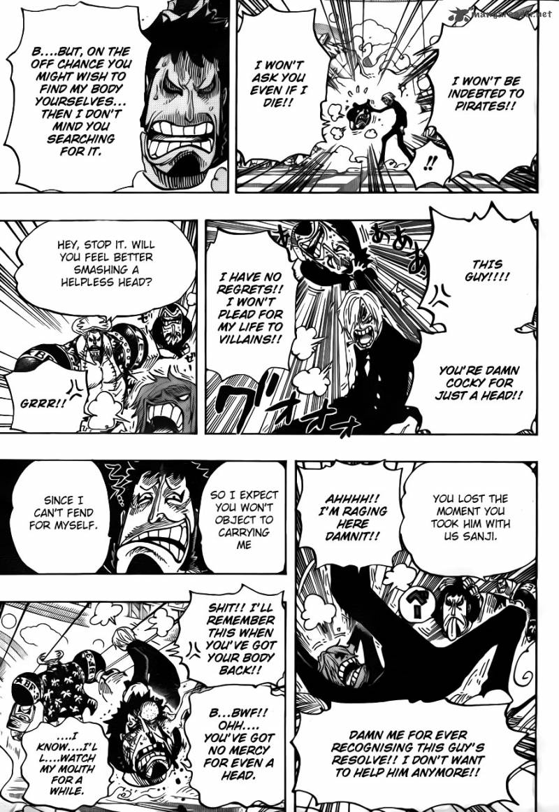 One Piece manga, chapter 660, page 9 of 21