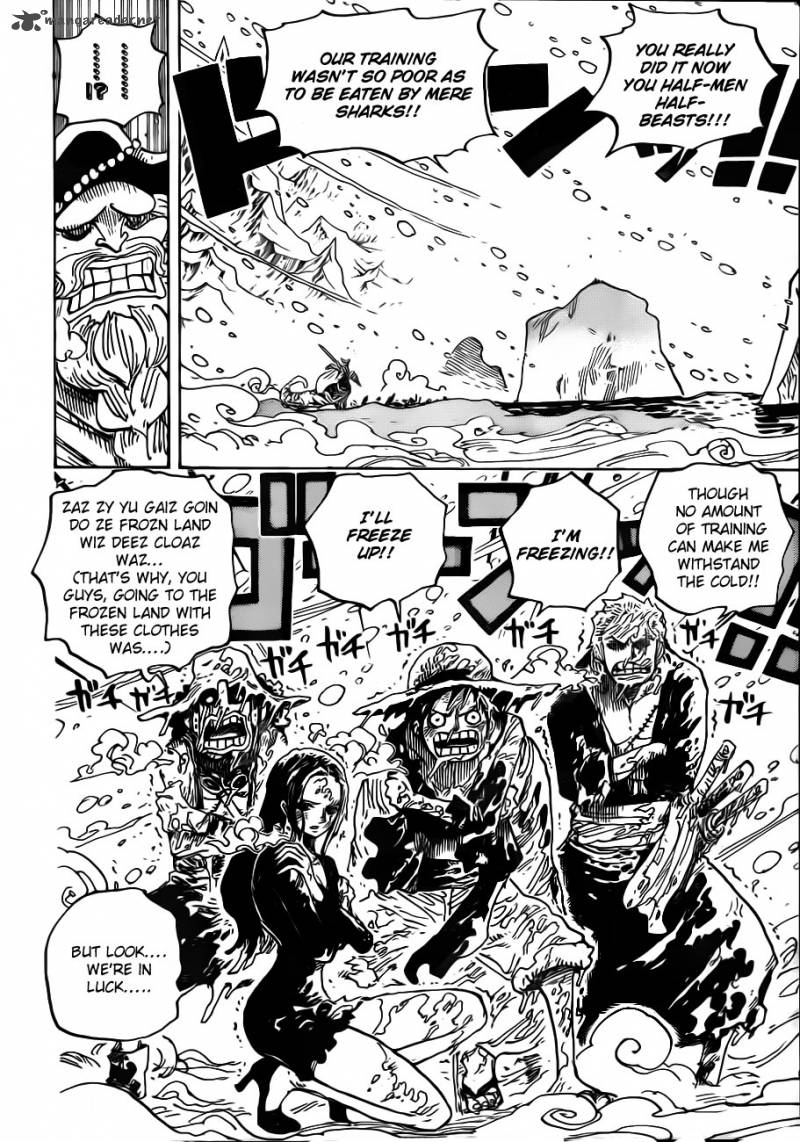 One Piece Chapter 661 page 10 - Chapter 661: The Lake of Bandits