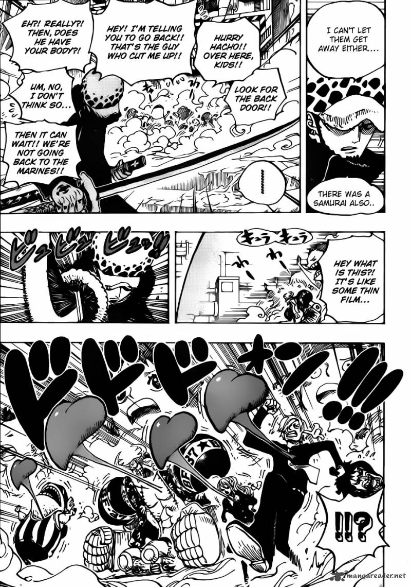 One Piece Chapter 661 page 13 - Chapter 661: The Lake of Bandits