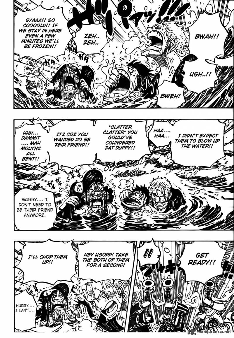 One Piece Chapter 661 page 4 - Chapter 661: The Lake of Bandits