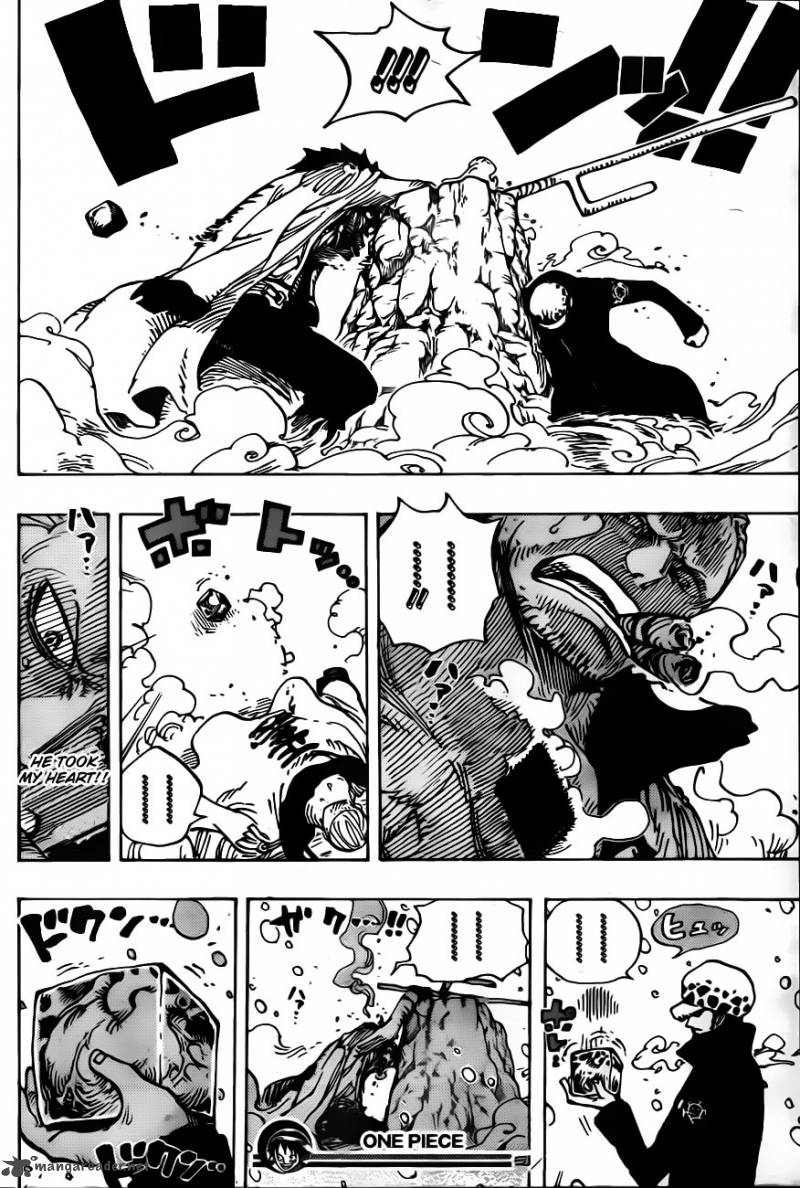 One Piece Chapter 662 page 18 - Chapter 662: Warlord Law Vs. Vice Admiral Smoker