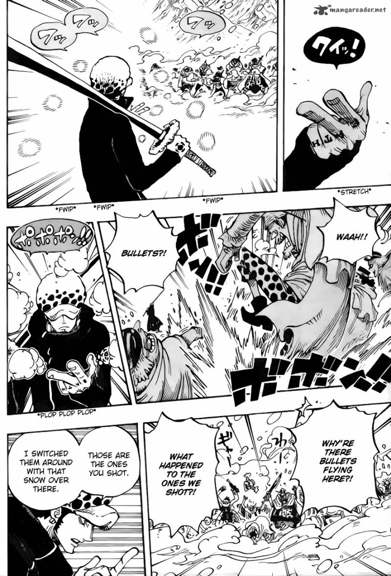 One Piece Chapter 662 page 4 - Chapter 662: Warlord Law Vs. Vice Admiral Smoker