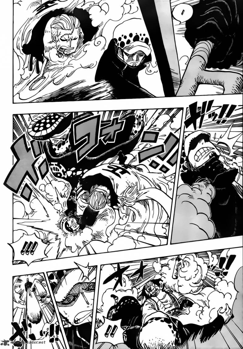 One Piece Chapter 662 page 6 - Chapter 662: Warlord Law Vs. Vice Admiral Smoker