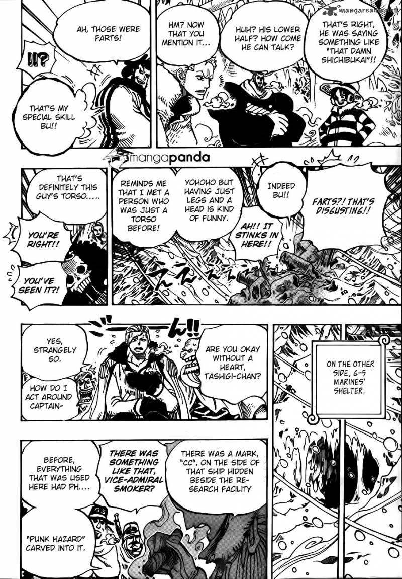 One Piece Chapter 663 page 18 - Chapter 663: CC