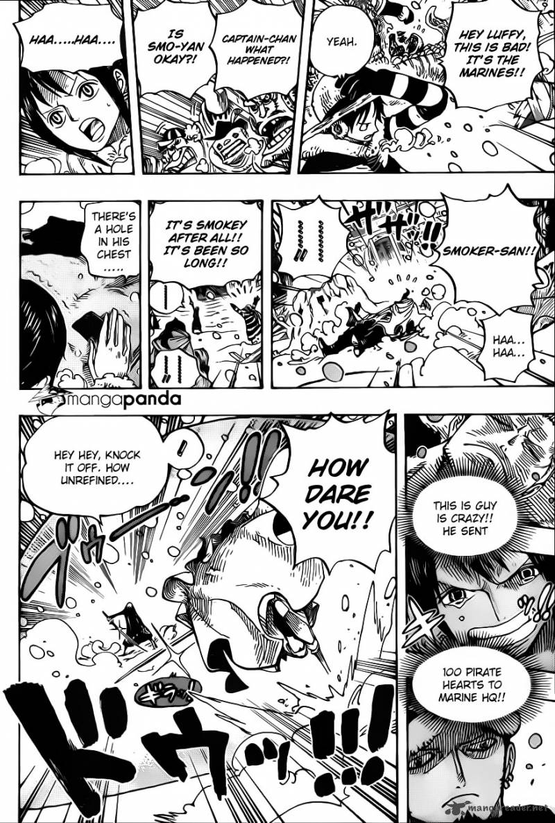 One Piece Chapter 663 page 6 - Chapter 663: CC