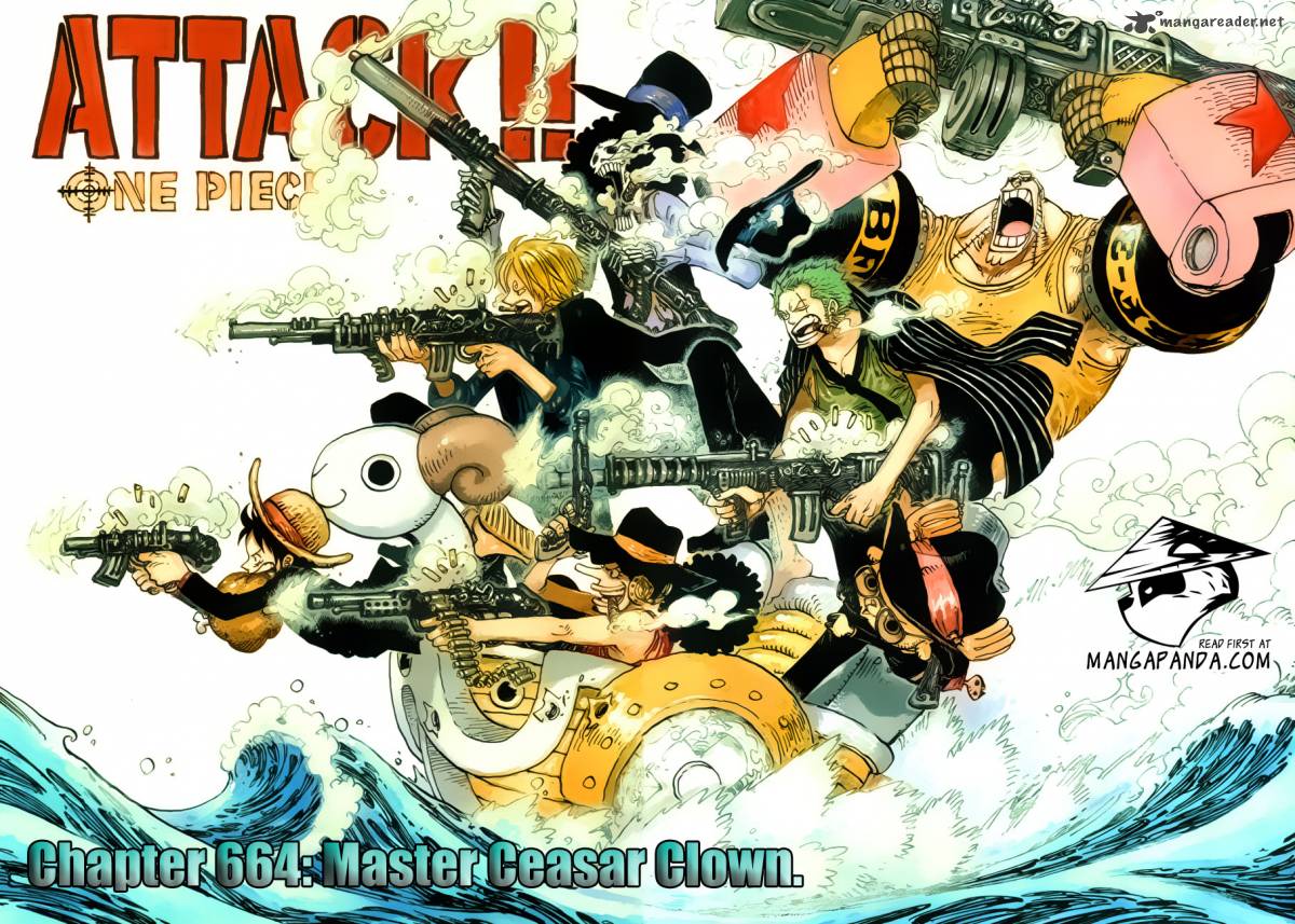 One Piece Chapter 664 page 1 - Chapter 664: Master Caesar Clown