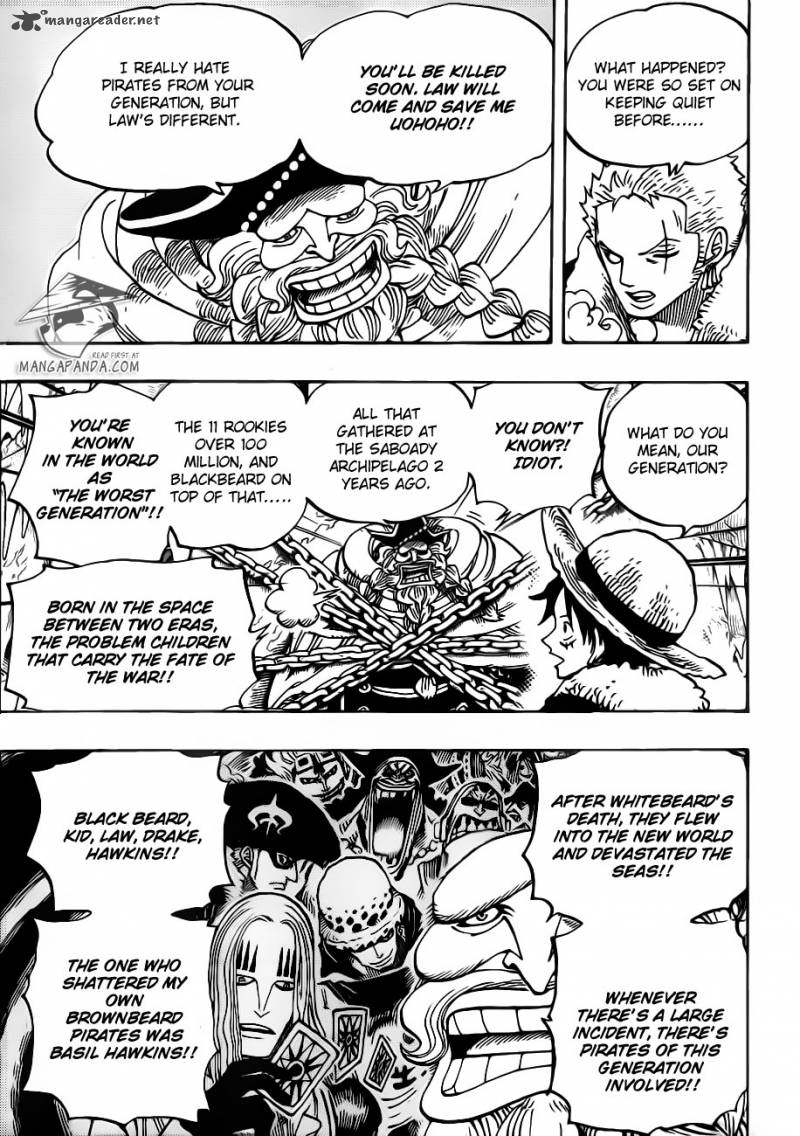 One Piece Chapter 664 page 10 - Chapter 664: Master Caesar Clown