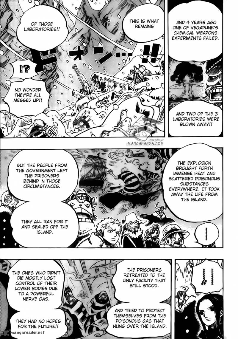One Piece Chapter 664 page 12 - Chapter 664: Master Caesar Clown