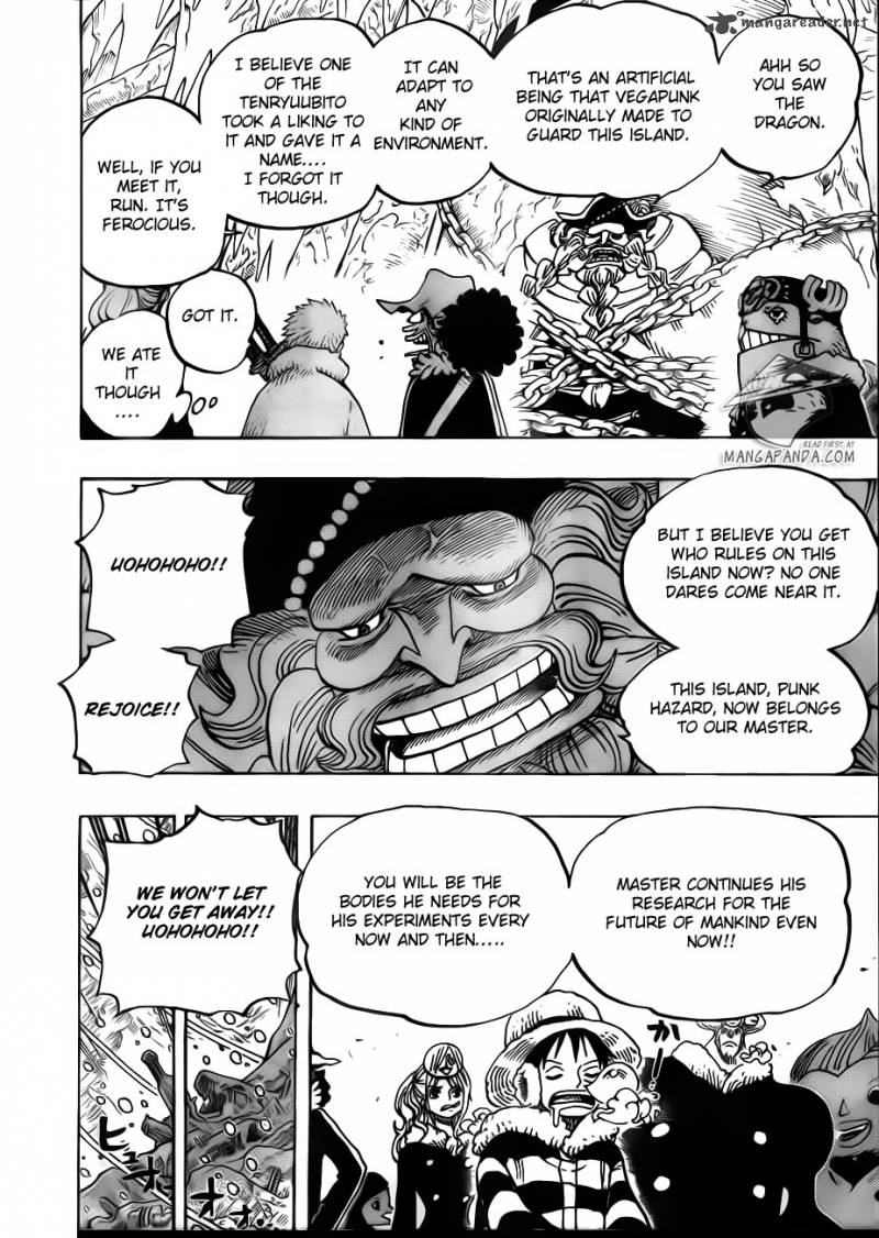 One Piece Chapter 664 page 15 - Chapter 664: Master Caesar Clown