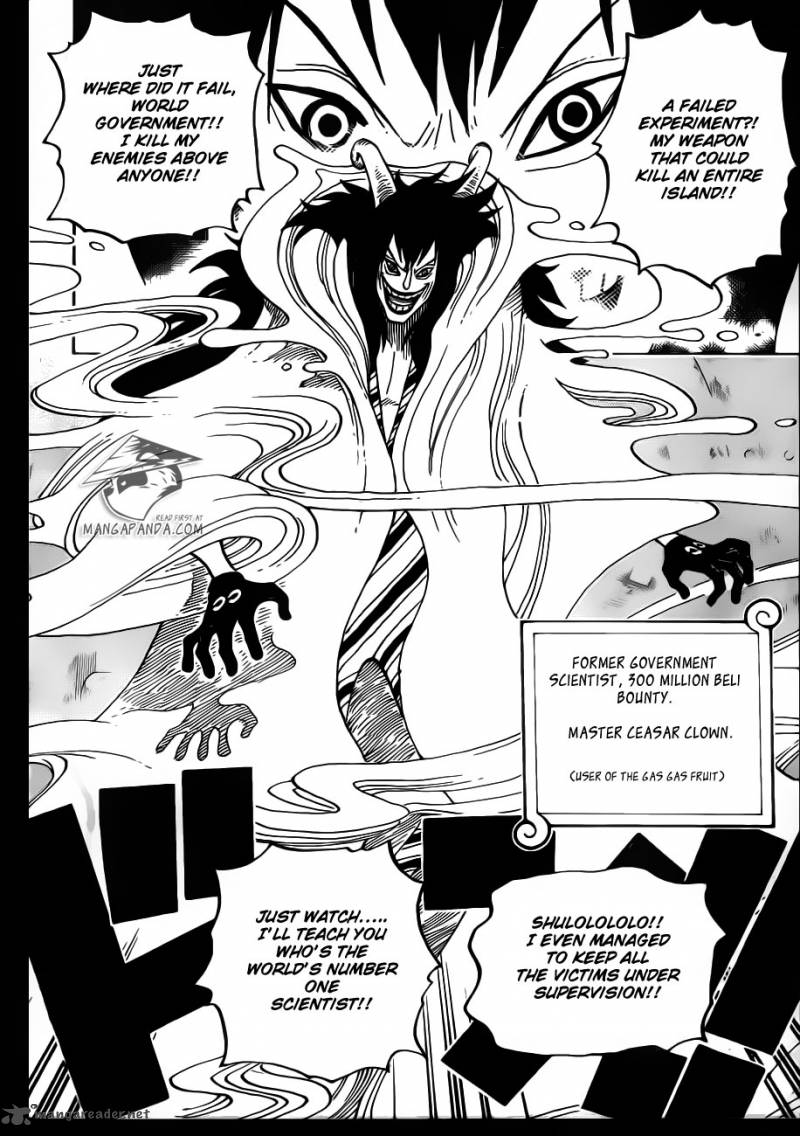 One Piece Chapter 664 page 17 - Chapter 664: Master Caesar Clown