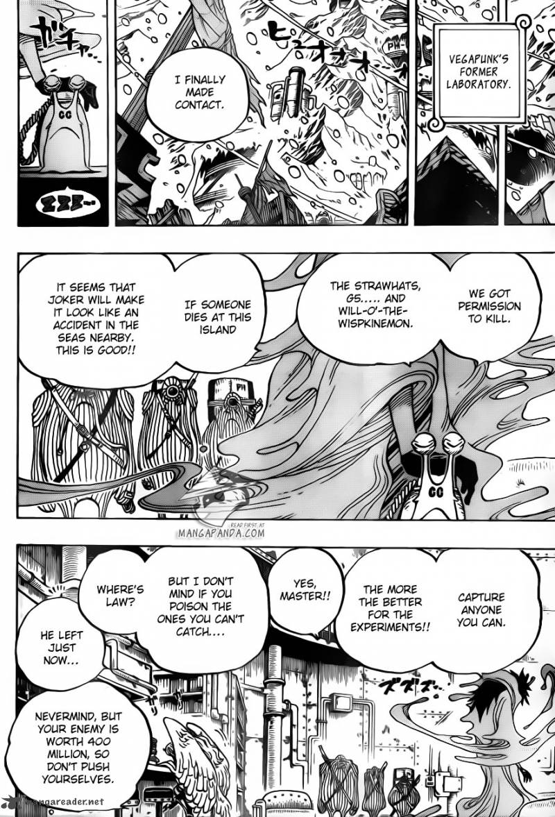 One Piece Chapter 664 page 7 - Chapter 664: Master Caesar Clown
