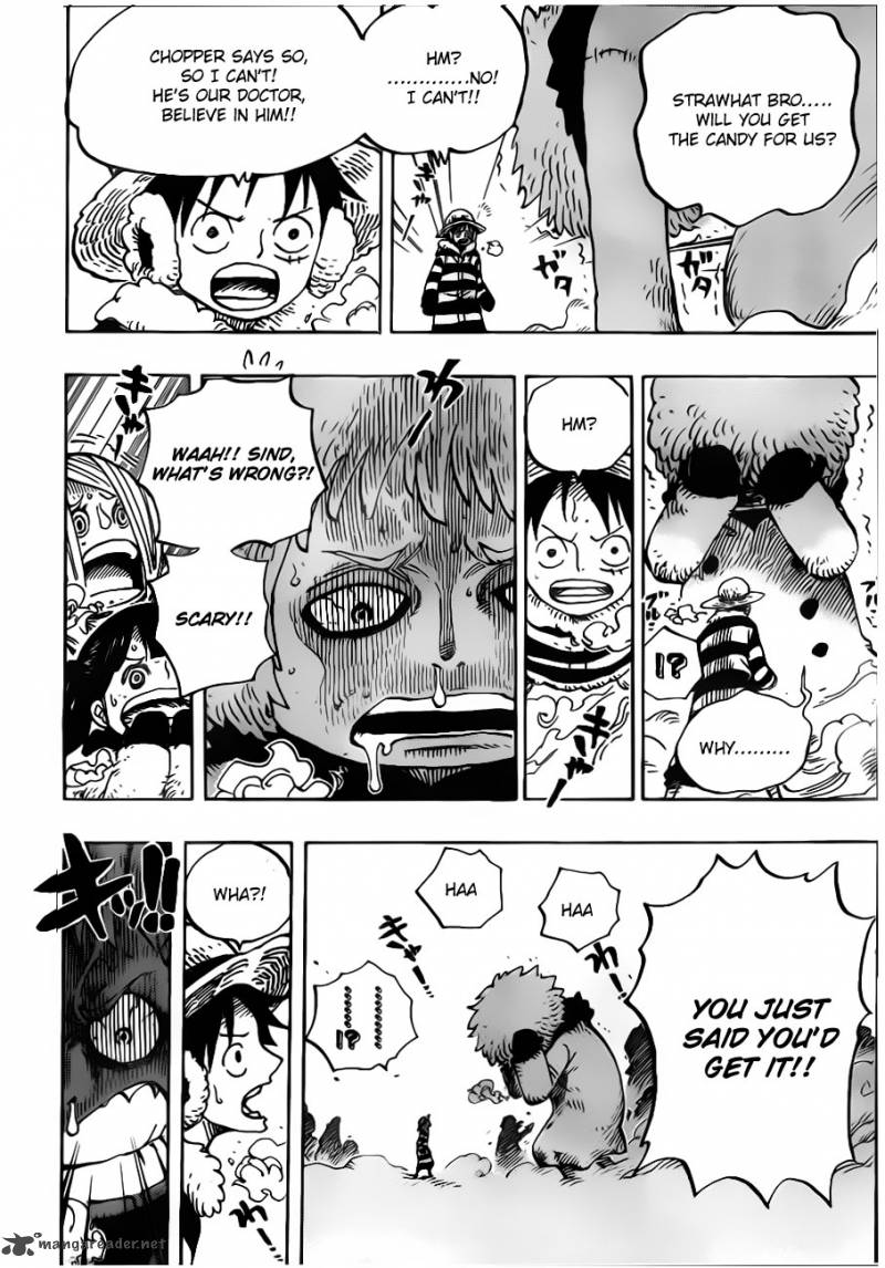 One Piece Chapter 665 page 10 - Chapter 665: CANDY
