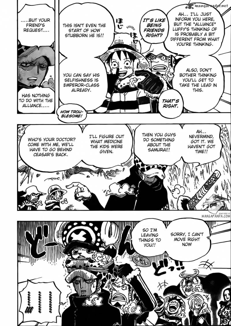 One Piece Chapter 668 page 10 - Chapter 668: Pirate Alliance