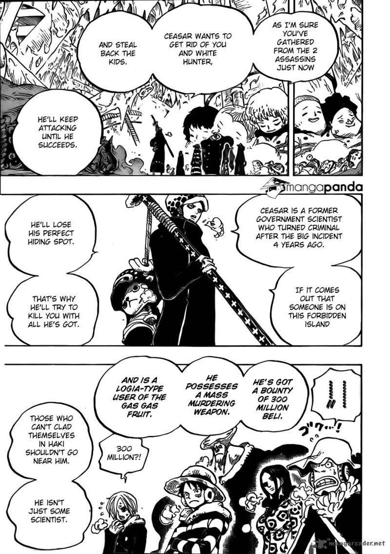 One Piece Chapter 668 page 11 - Chapter 668: Pirate Alliance