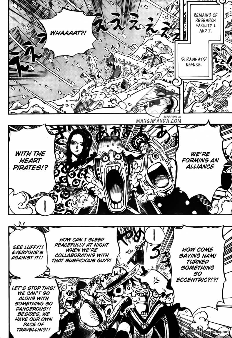 One Piece Chapter 668 page 4 - Chapter 668: Pirate Alliance