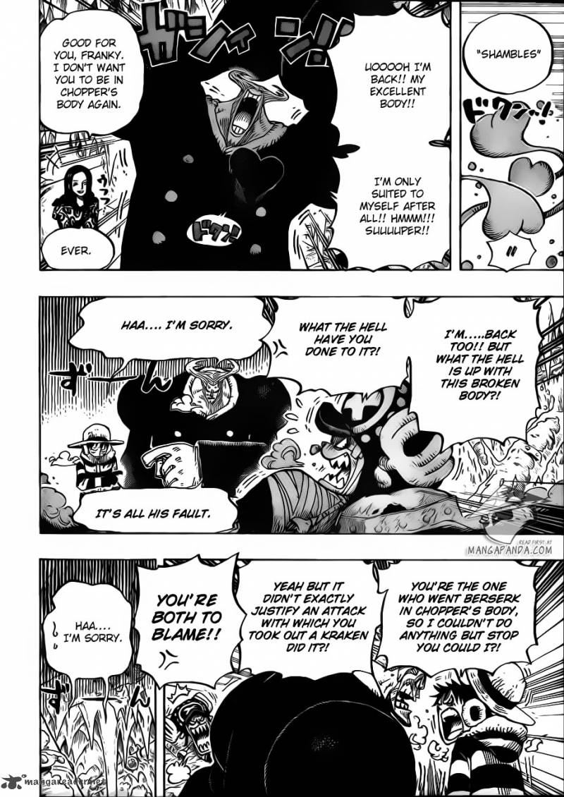 One Piece Chapter 668 page 6 - Chapter 668: Pirate Alliance
