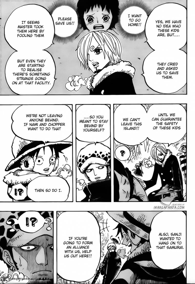 One Piece Chapter 668 page 9 - Chapter 668: Pirate Alliance