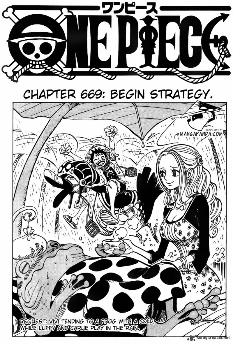 One Piece Chapter 669 page 1 - Chapter 669: Commence Operation