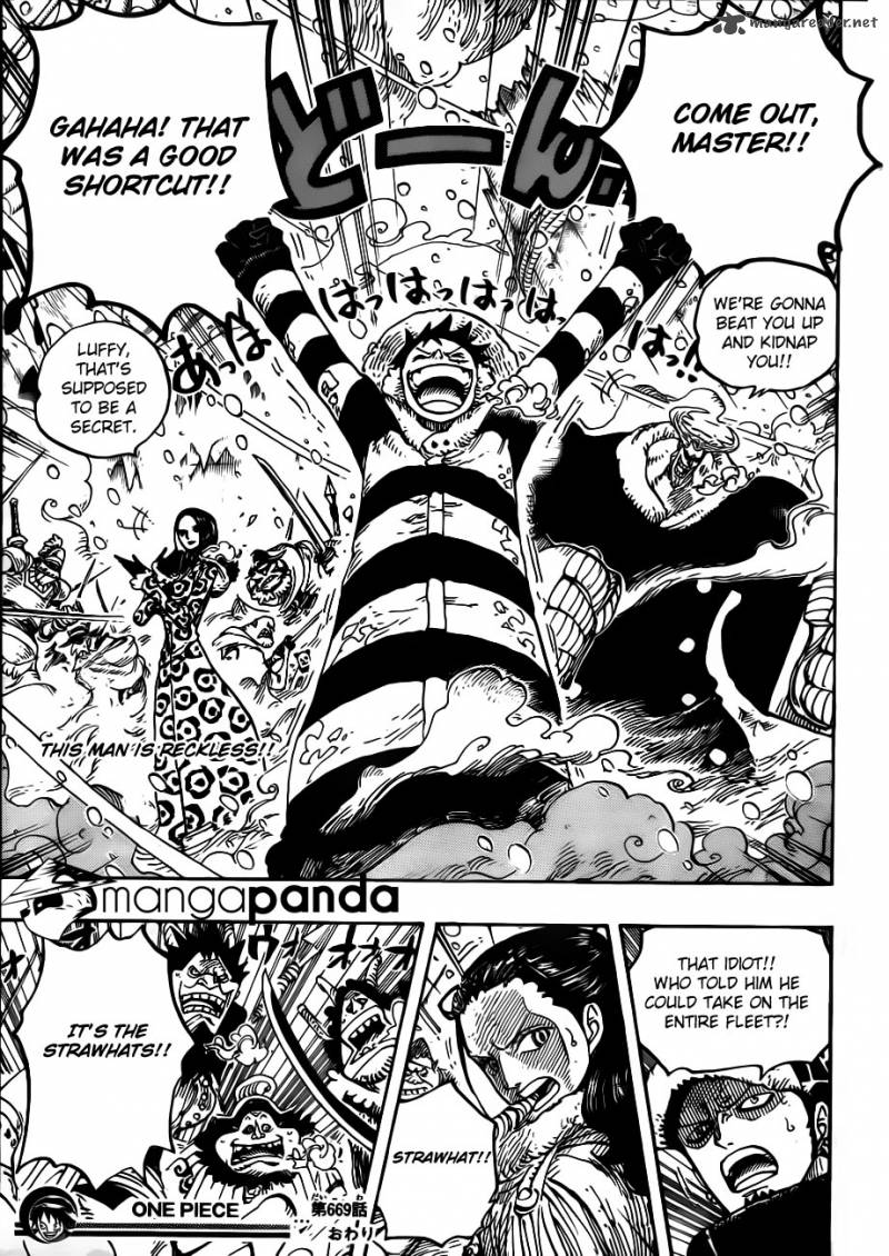 One Piece Chapter 669 page 17 - Chapter 669: Commence Operation