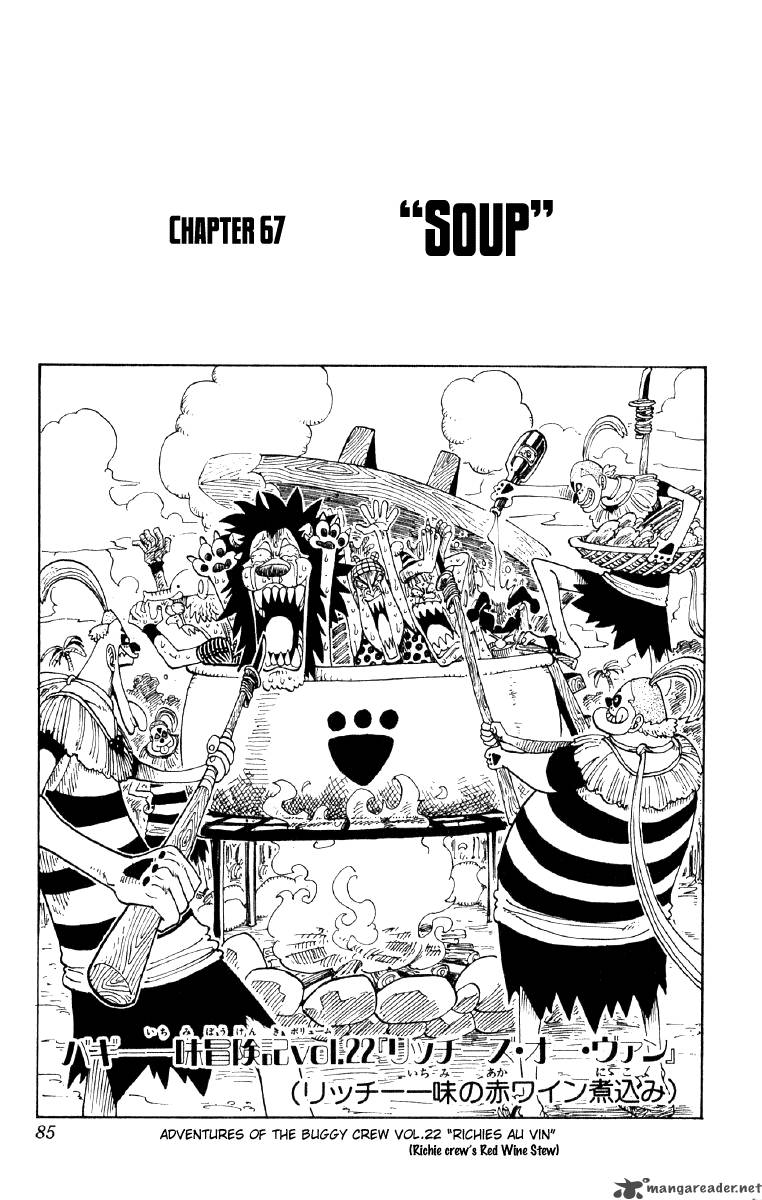 One Piece manga, chapter 67, page 2 of 24