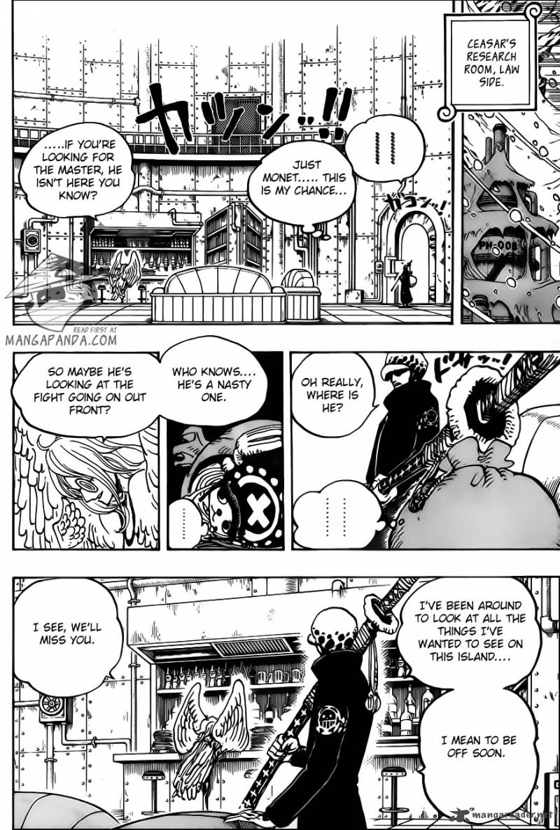 One Piece Chapter 671 page 4 - Chapter 671: Gasu Gasu no Mi