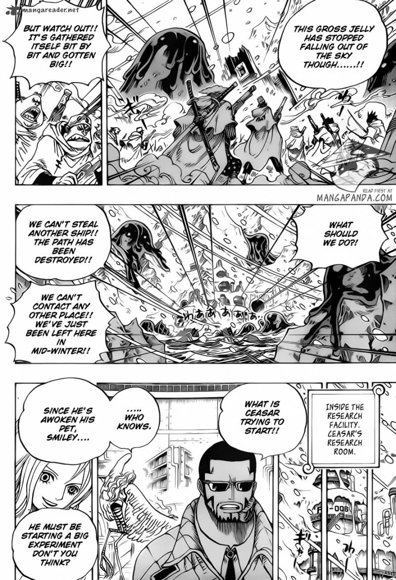 One Piece manga, chapter 673, page 15 of 23