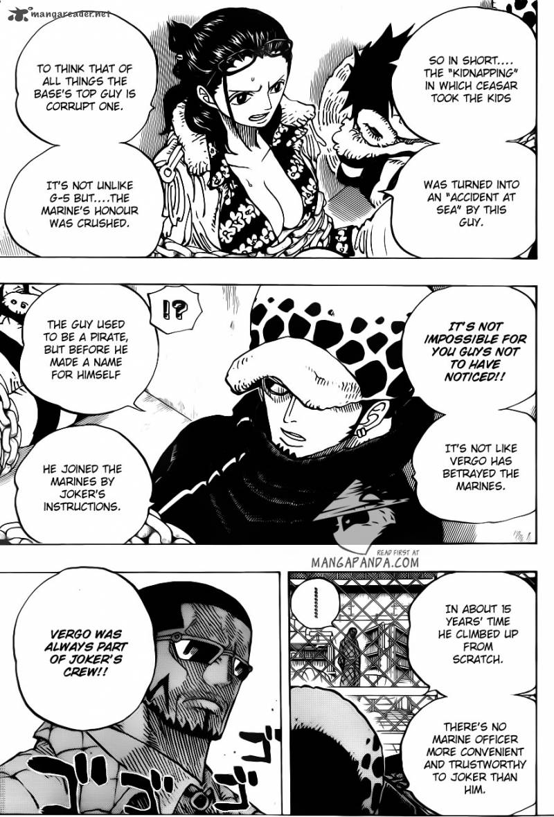 One Piece manga, chapter 673, page 18 of 23