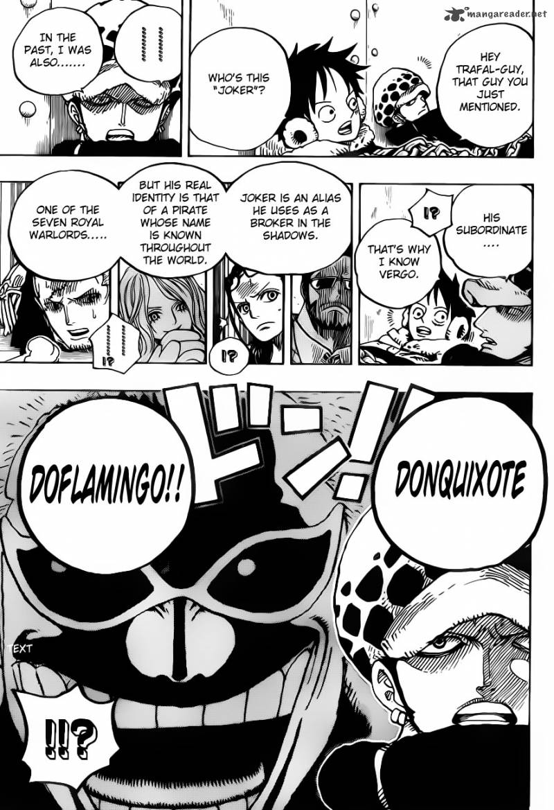 One Piece manga, chapter 673, page 20 of 23