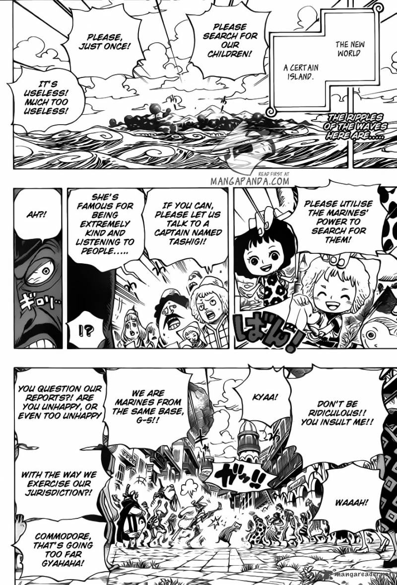 One Piece manga, chapter 673, page 3 of 23