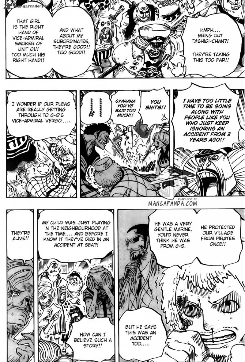 One Piece manga, chapter 673, page 5 of 23