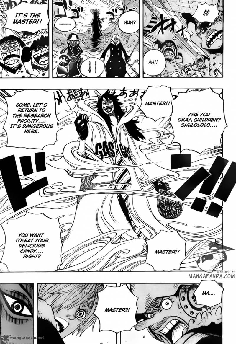 One Piece manga, chapter 673, page 8 of 23
