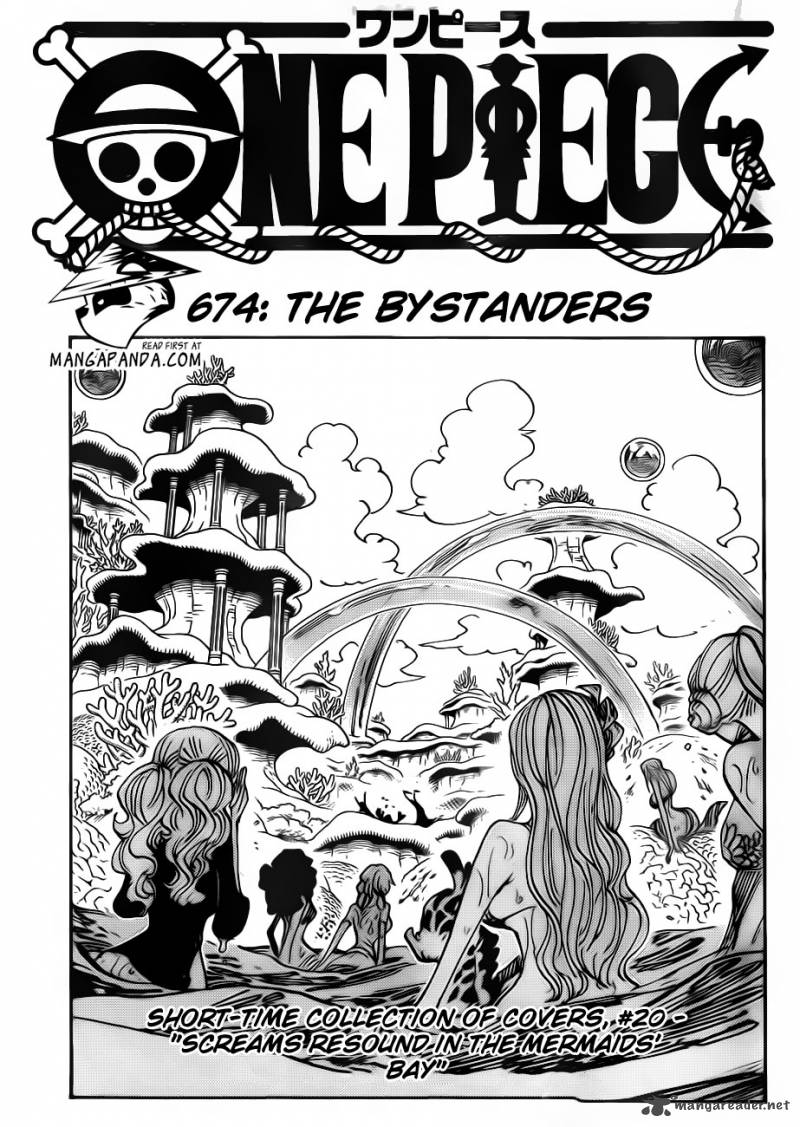 One Piece Chapter 674 page 1 - Chapter 674: The Observers
