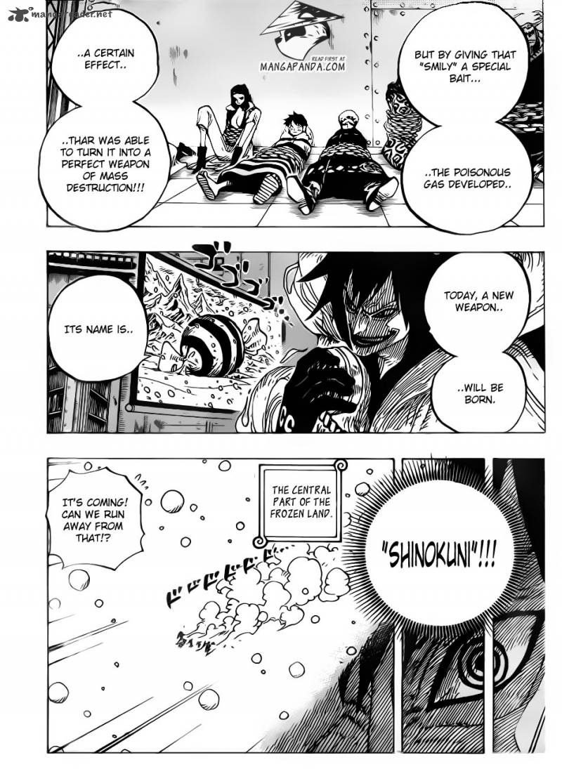 One Piece Chapter 675 page 14 - Chapter 675: I Call It "Shinokuni"