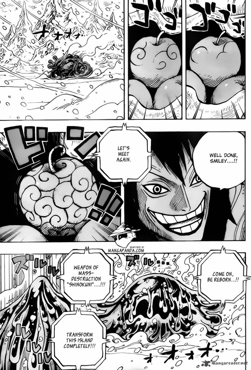 One Piece Chapter 676 page 8 - Chapter 676: The Perfect Weapon of Mass Murder